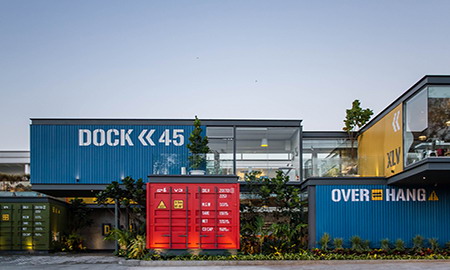 The diversified container bar is in doke 45