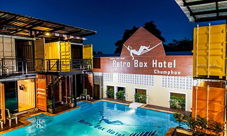 Colorful box Hotel, start your new vacation here