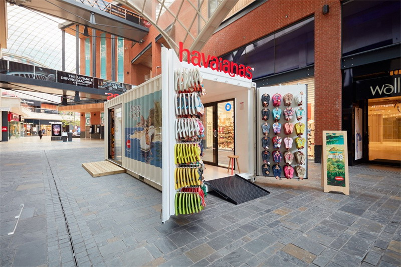 Container pop-up store丨Flip-flops trend store
