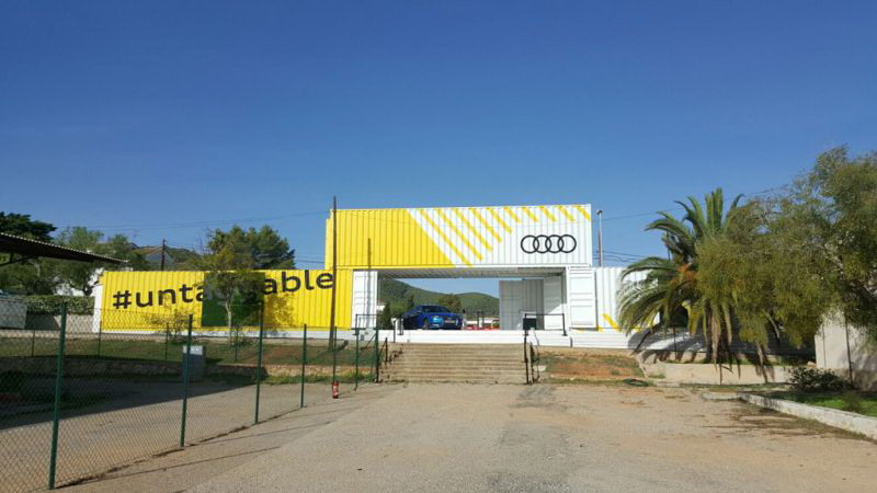 Container showcase | There is such a fresh automobile exhibition hall, Audi reinterprets the industrial style!