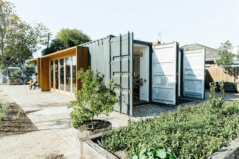 Container restaurant | Container holiday home in the countryside, comfortable living and leisure building