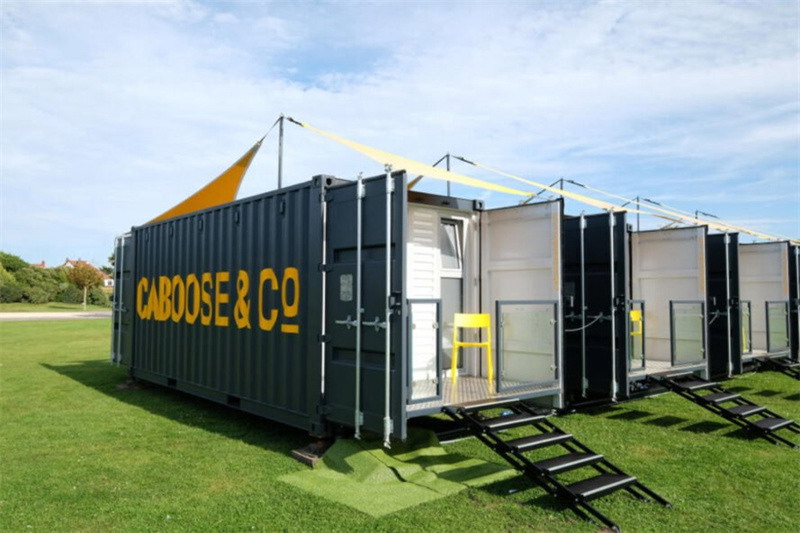 Container B&B | Sustainable pop-up container building, independent and luxurious, not low-end