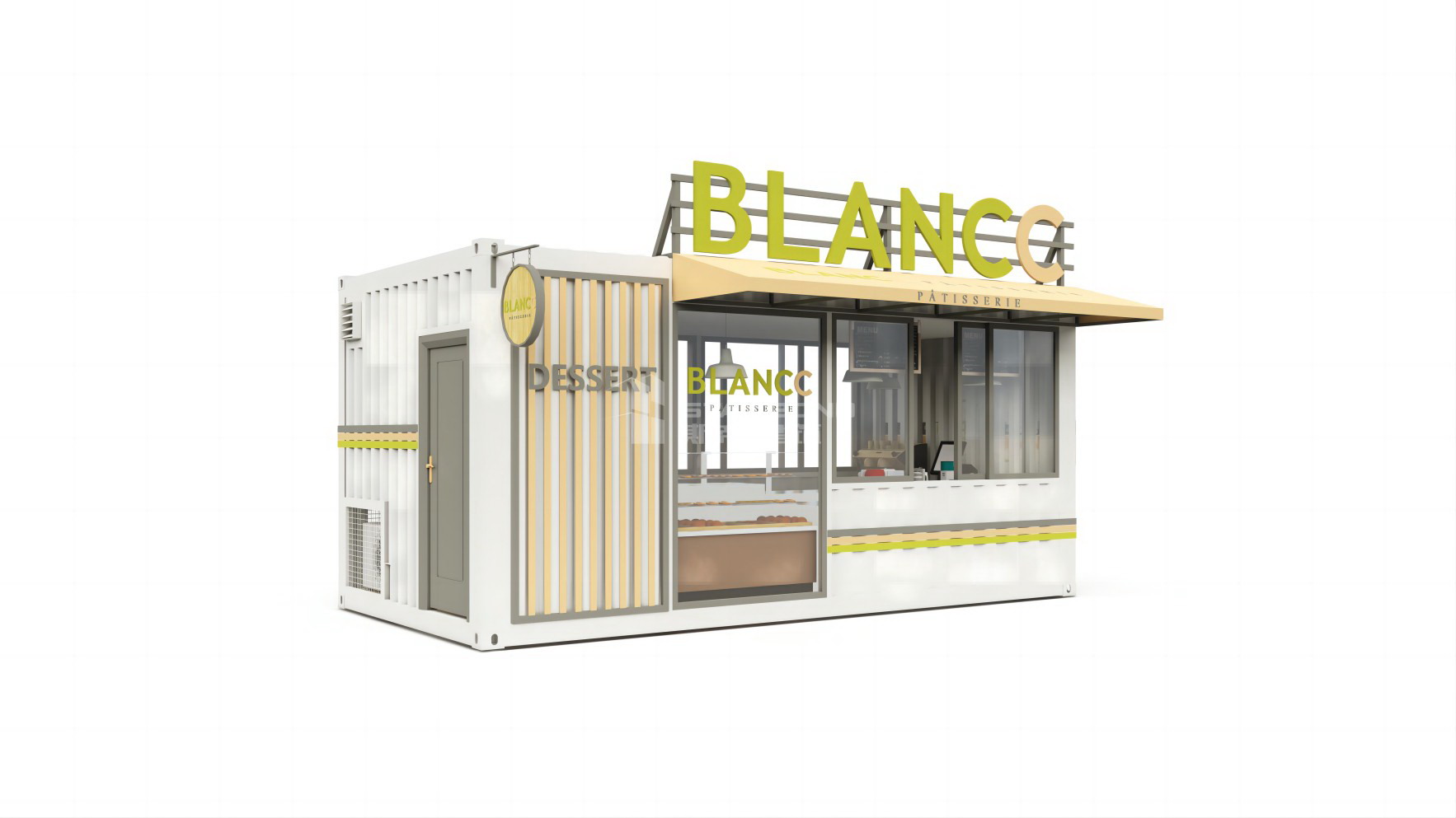Modular Container Building BLANCC store