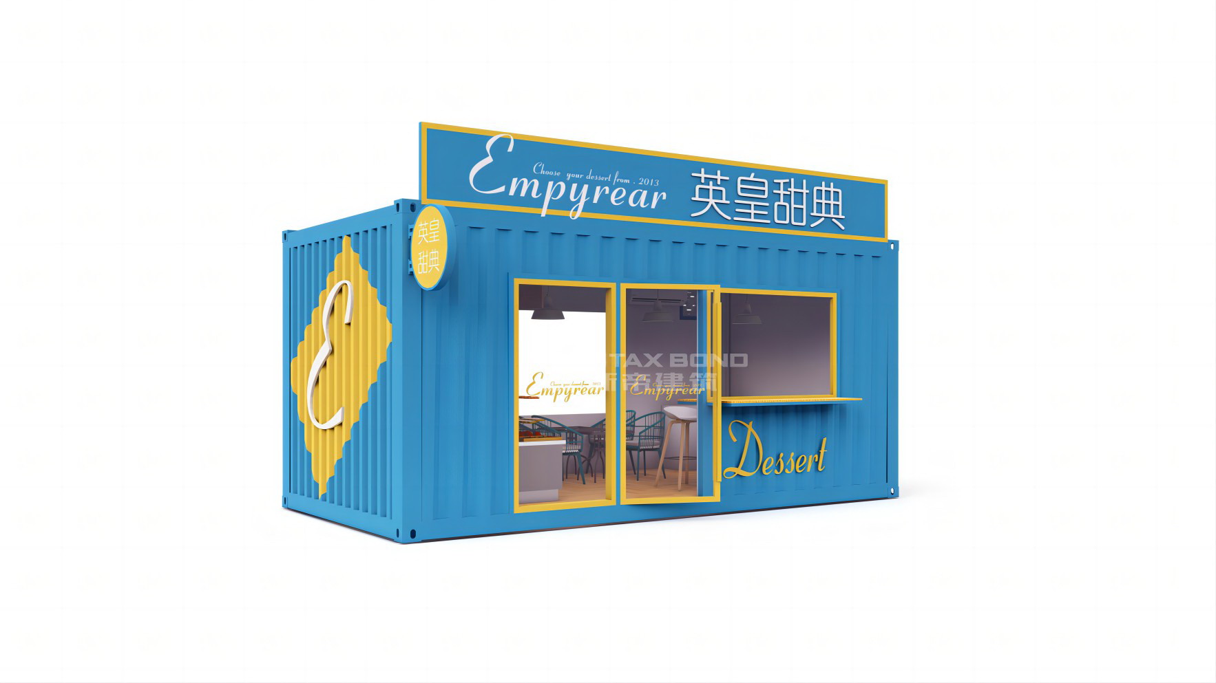 Modular container building container baking shop