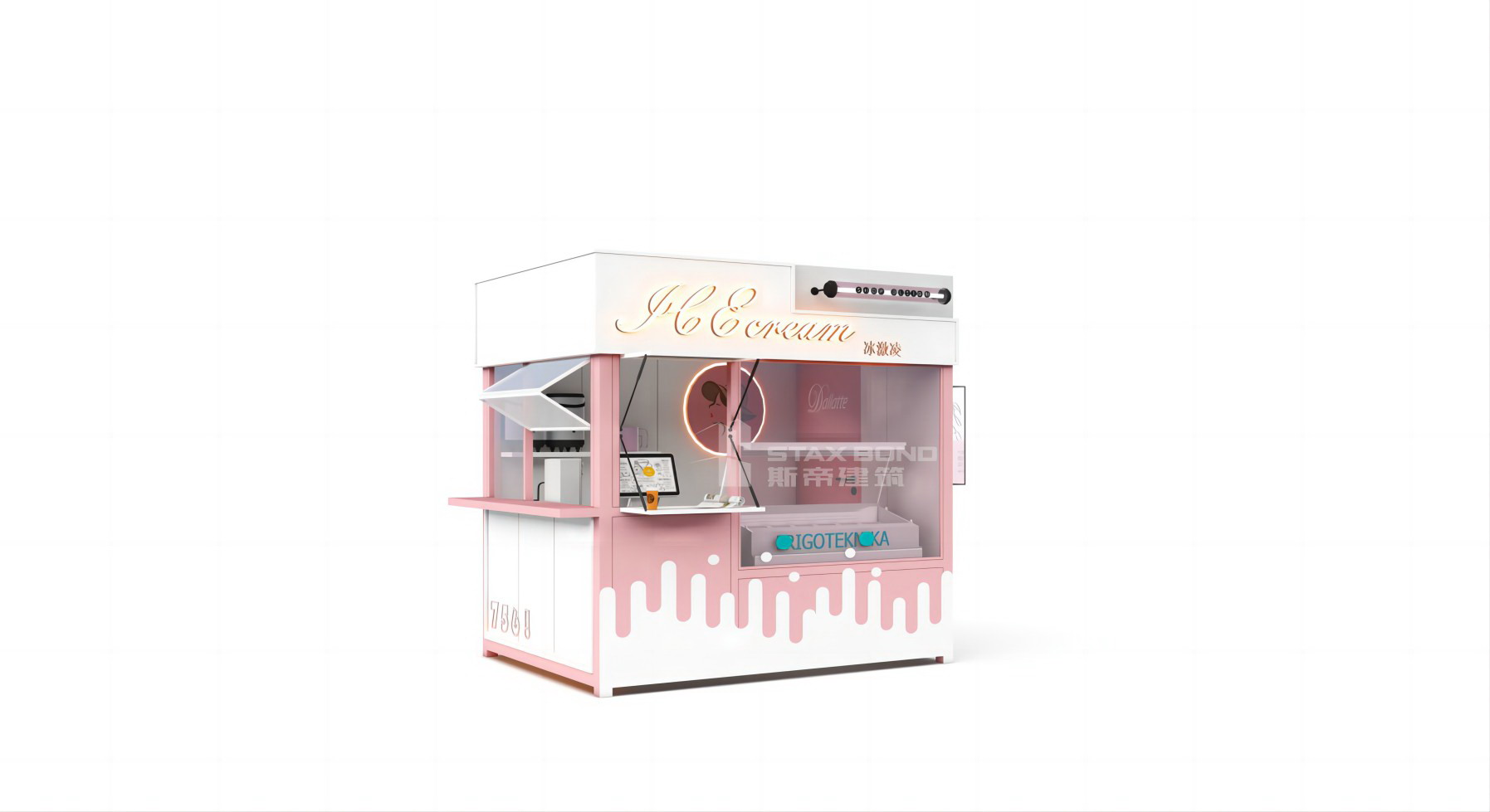 模块化集装箱建筑 mini · 小型甜品店
